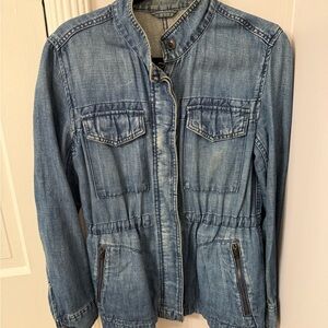 GAP Light Blue Jean Jacket with Front Pockets